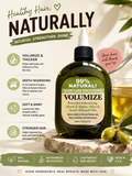 Haircare Solutions Volumize Hair Oil with Argan, Olive, Almond Oil for Thick Voluminous, Moisturized Hair