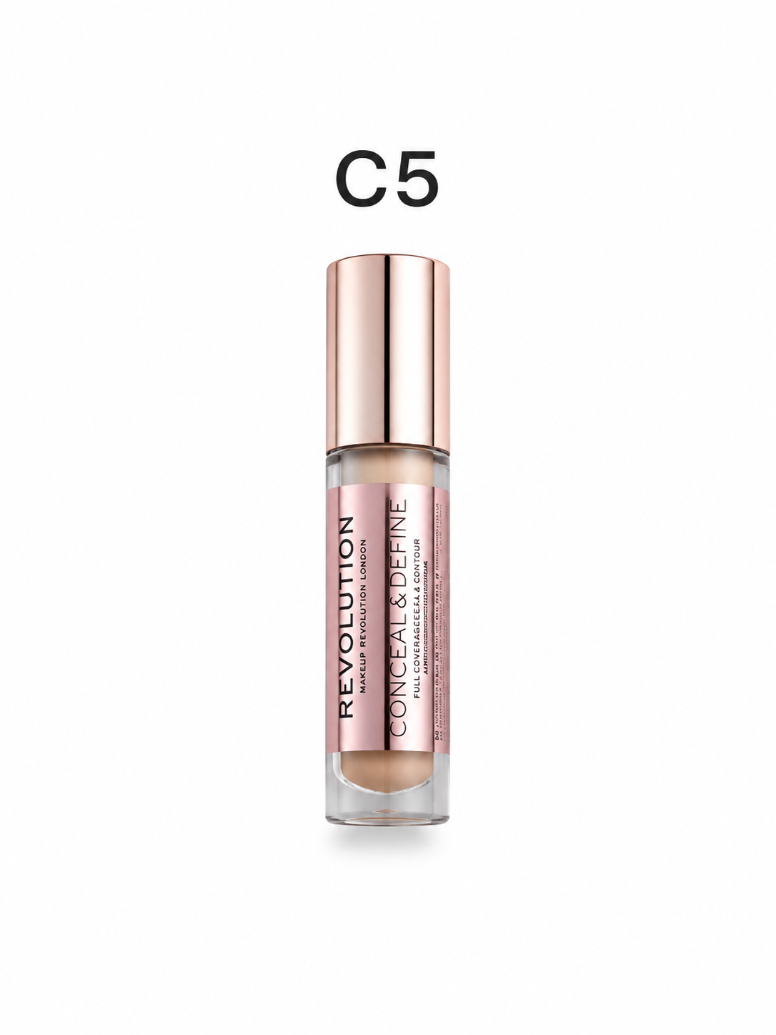 Makeup Revolution Conceal & Define Concealer & Contour Full Coverage