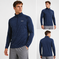Under Armour Men's Tech 2.0 Half-Zip Pullover in Steel Blue Pick Your Size