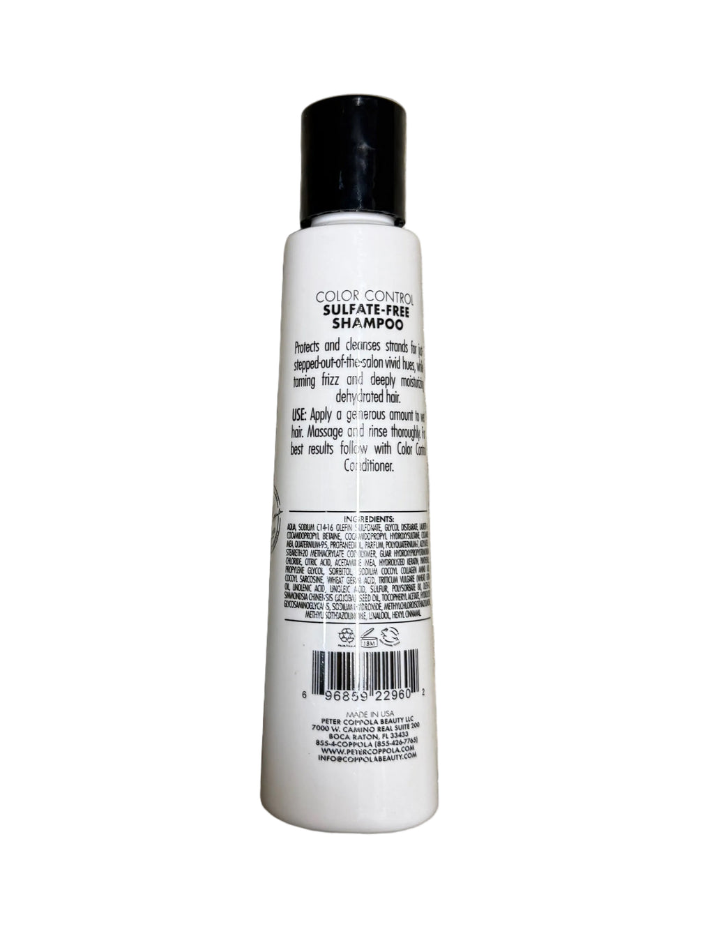 Peter Coppola Legacy Keratin Concept Color Control Sulfate-Free Shampoo 3oz