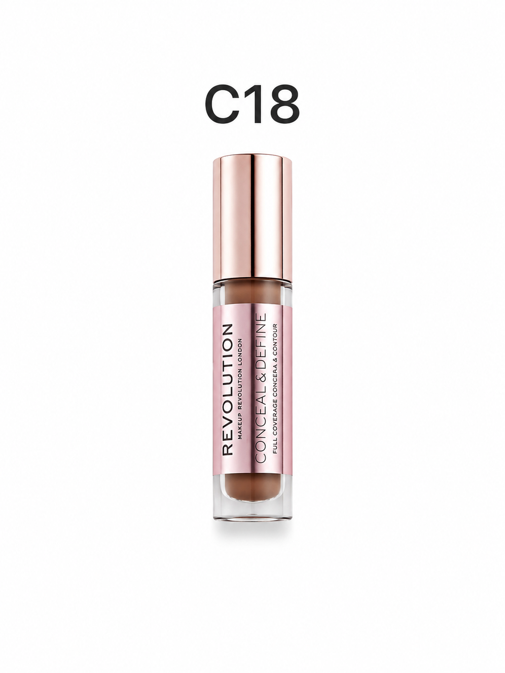 Makeup Revolution Conceal & Define Concealer & Contour Full Coverage