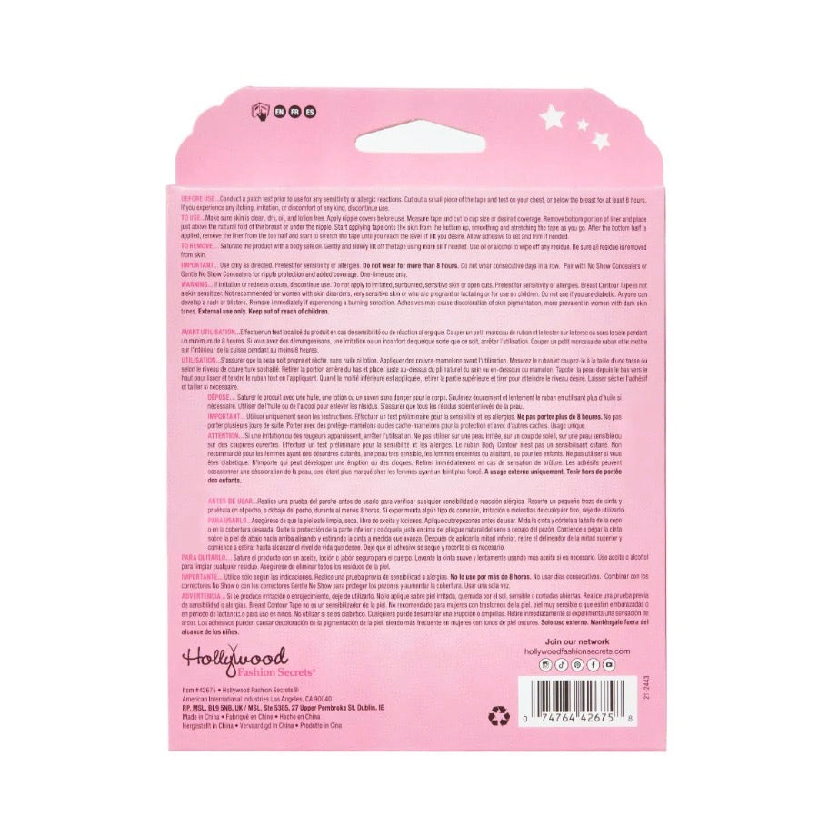Hollywood Fashion Secrets Breast Contour Tape All Sizes Lift Support