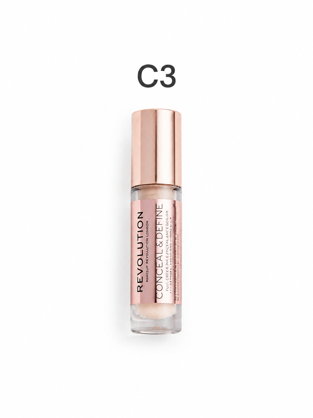 Makeup Revolution Conceal & Define Concealer & Contour Full Coverage
