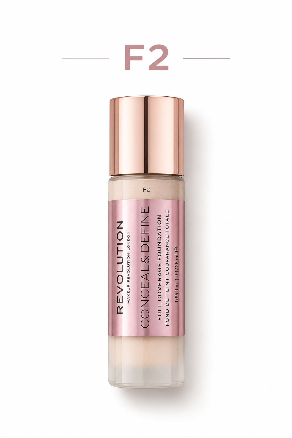 Makeup Revolution Conceal & Define Full Coverage Foundation Pick your shade New