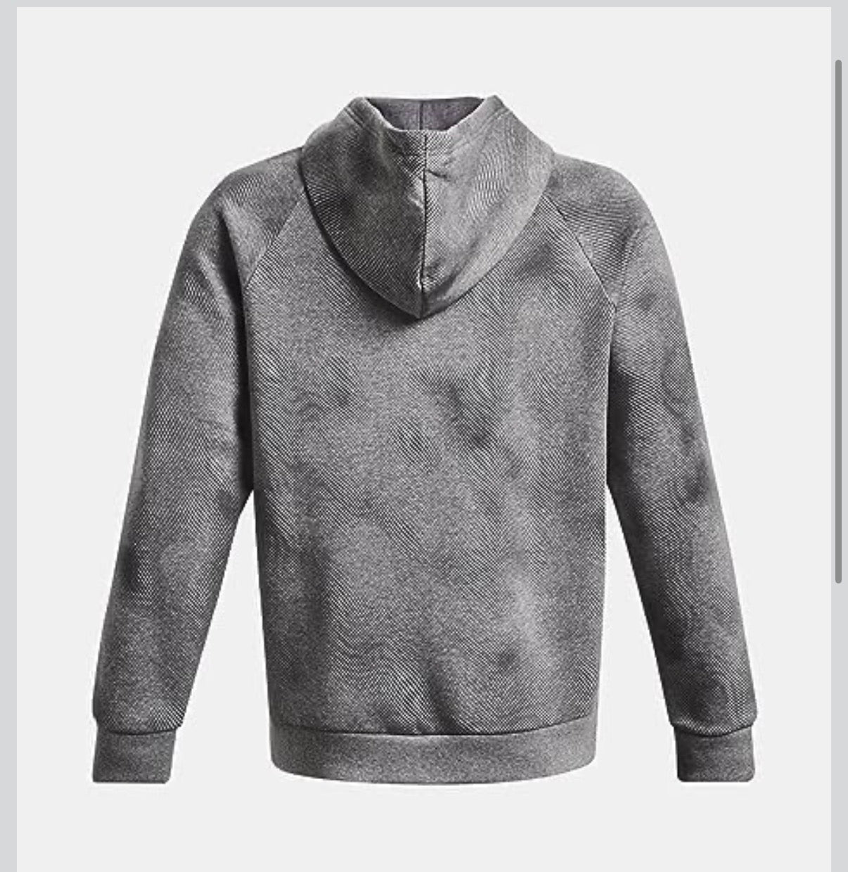 Under Armour Men’s Rival Fleece Printed Hoodie in Castle Rock Gray Size Small new in bag