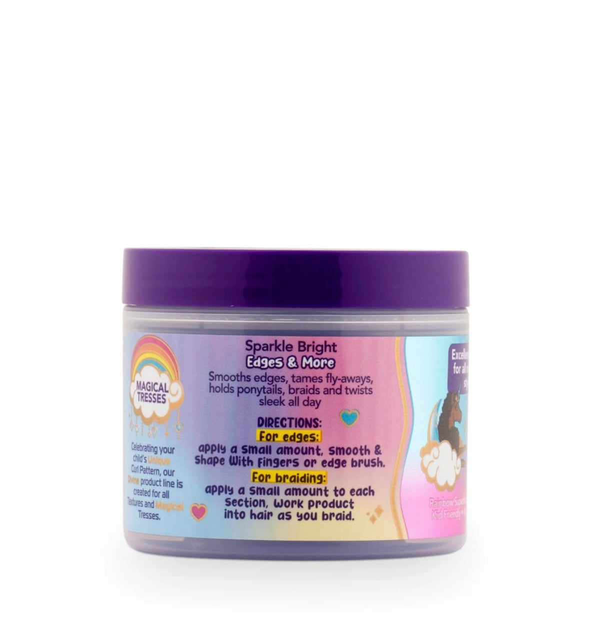 Afro Unicorn Magic Tresses Sparkle Bright Edges and More for Kids Style Gel