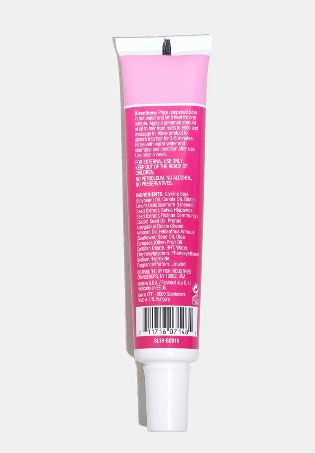 Biotin Growth & Curl Hair Hot Oil Treatment 1.5oz