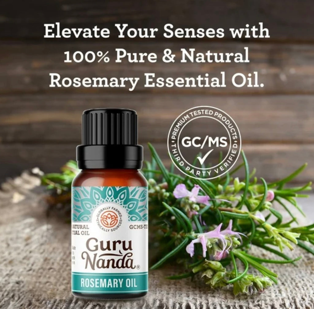 Guru Nanda Rosemary Essential Oil In Box .5oz