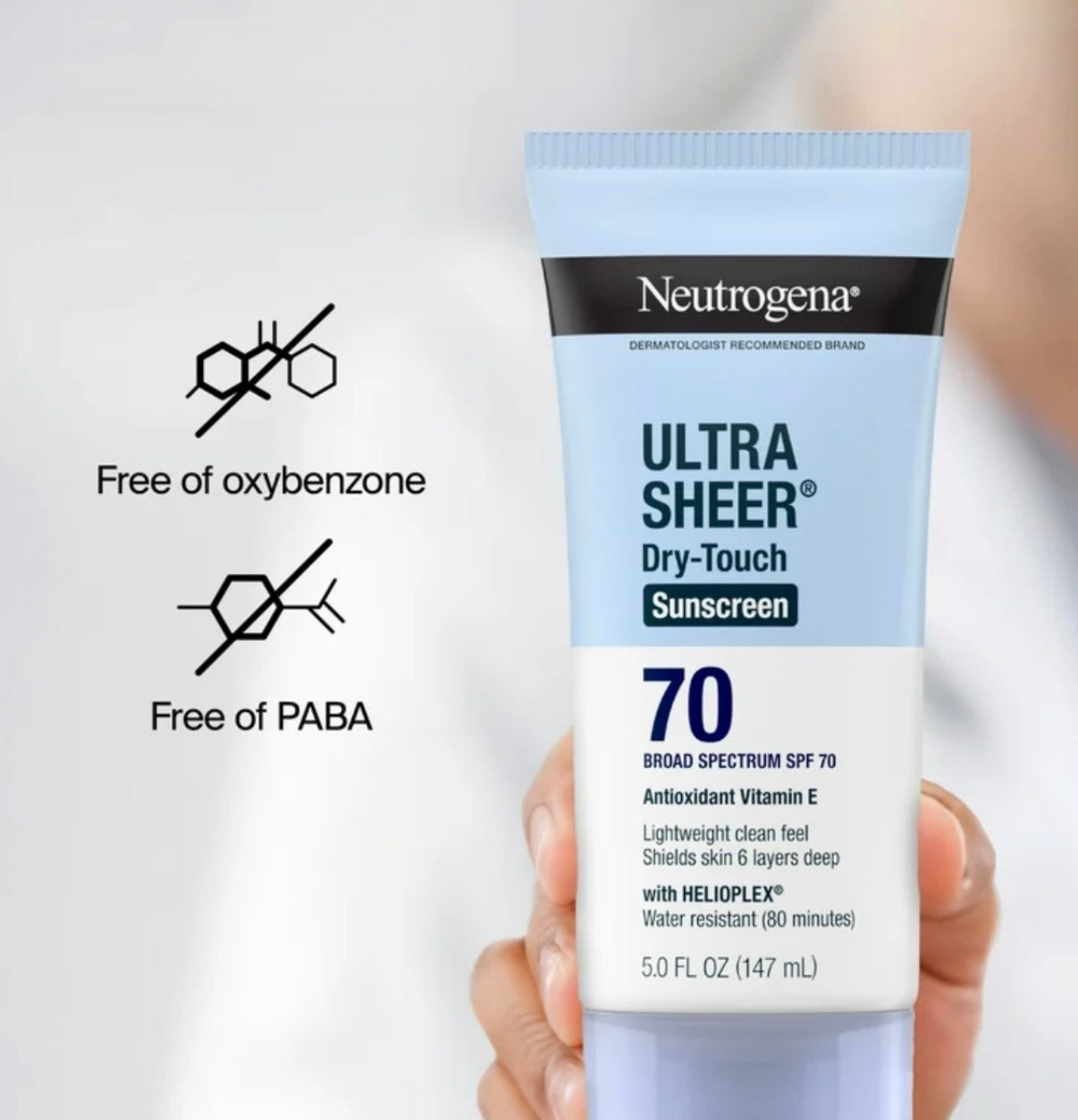 Neutrogena Ultra Sheer Dry Touch Sunscreen SPF 70 - 3oz