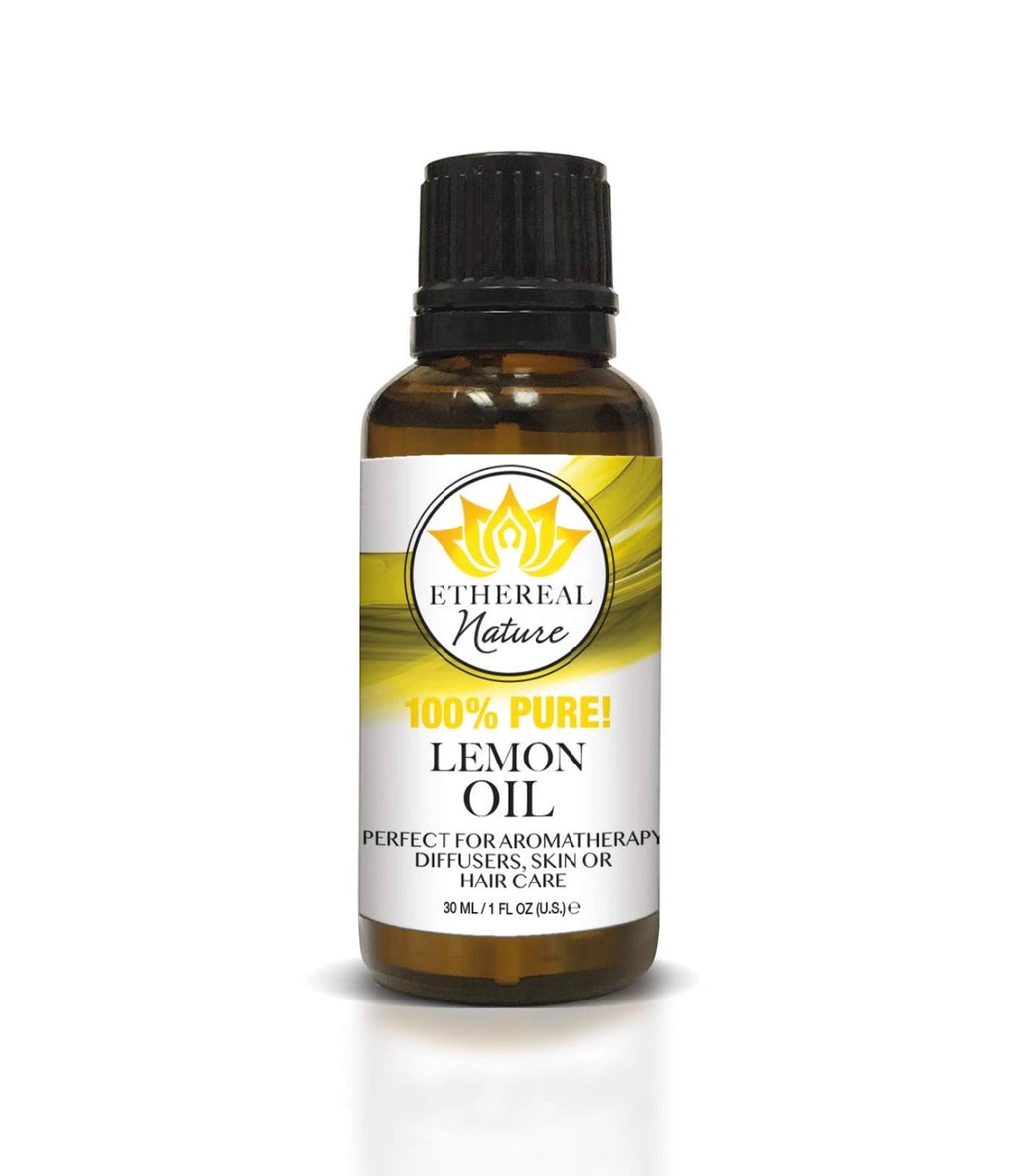 Ethereal Nature 100% Pure Lemon Oil Essential Oil Aromatherapy 1oz