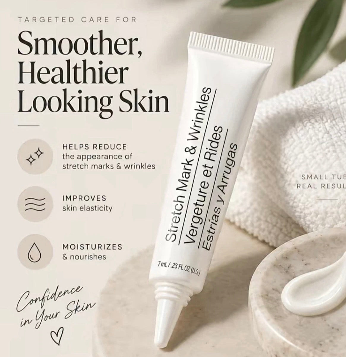 Dermactin Stretch Mark And Wrinkle Cream For Smooth Healthier Looking Skin