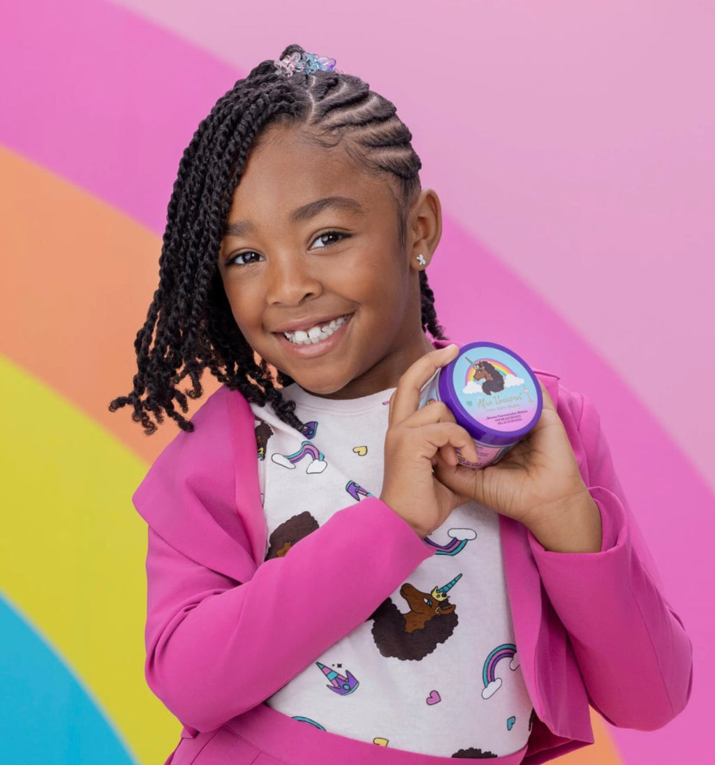 Afro Unicorn Magic Tresses Sparkle Bright Edges and More for Kids Style Gel