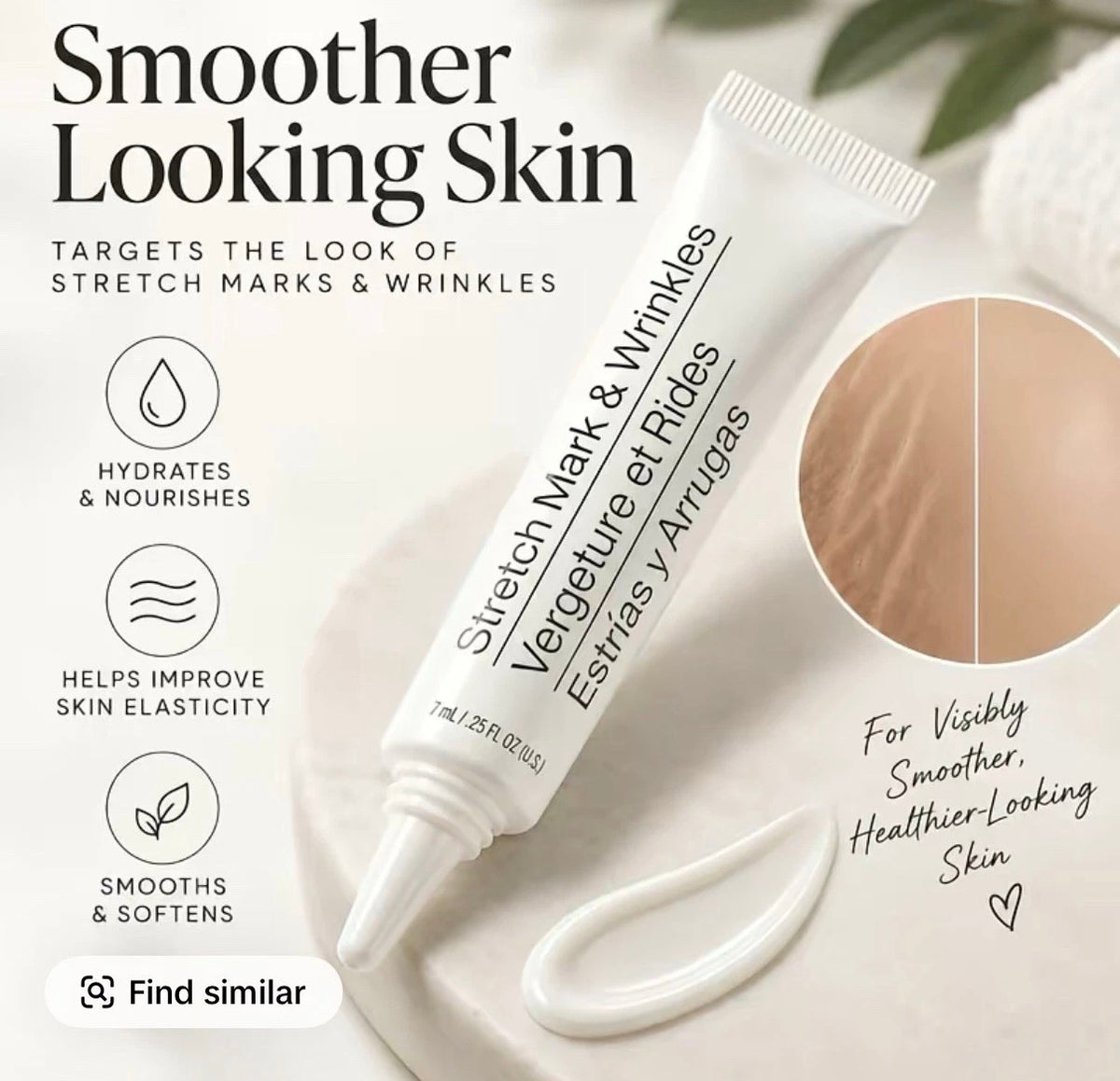 Dermactin Stretch Mark And Wrinkle Cream For Smooth Healthier Looking Skin