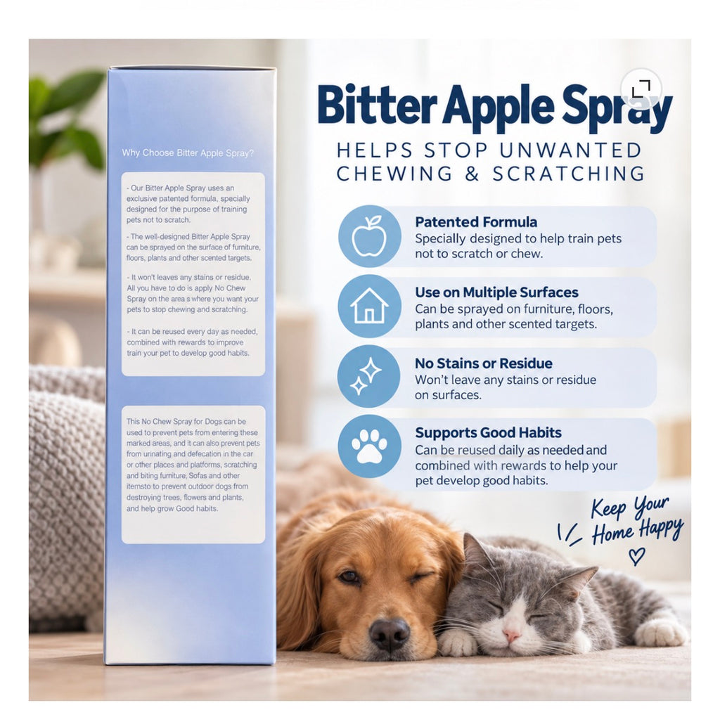 Jambos Bitter Apple Stop Chewing Pet Training Spray