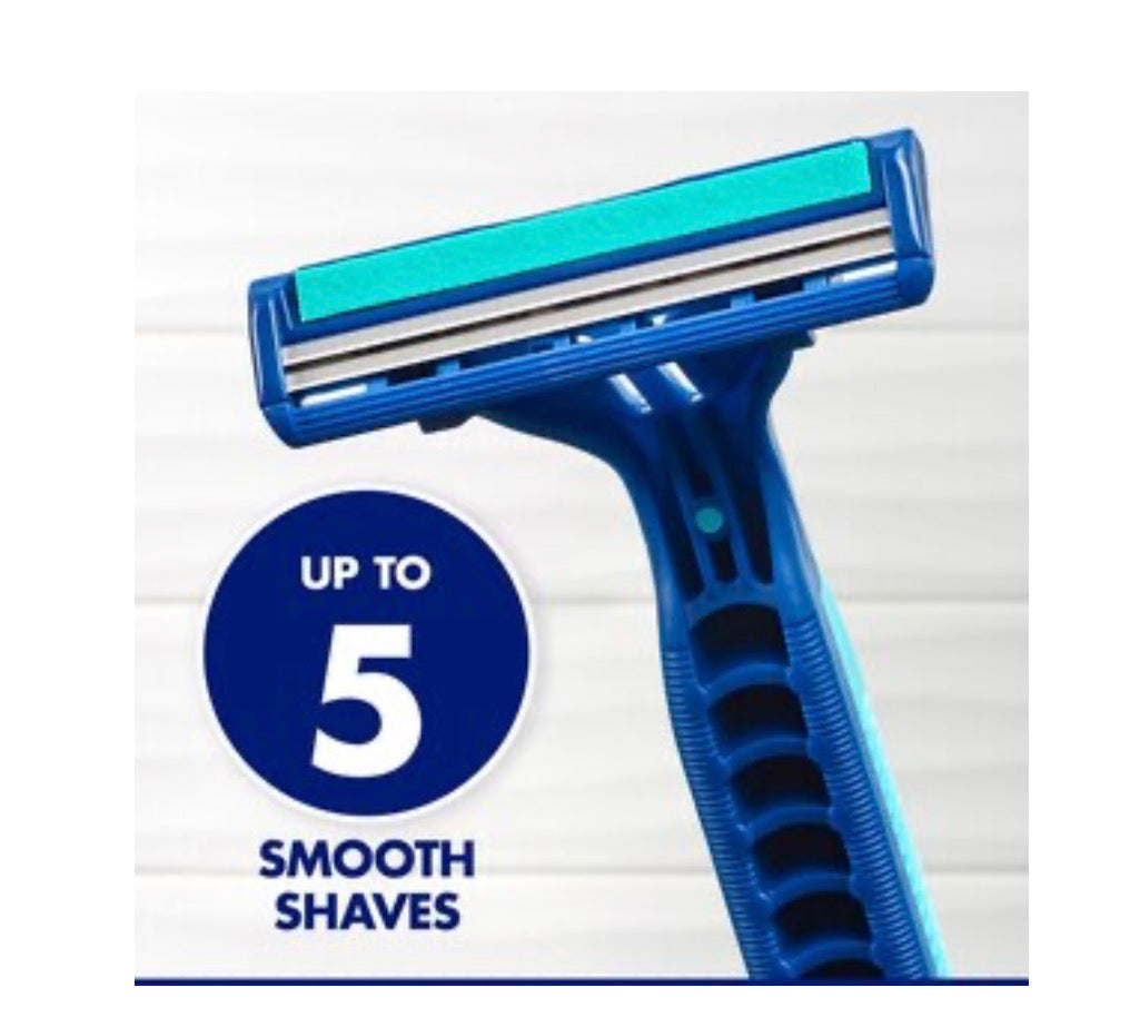 Gillette Sensor 2 Plus LubraStrip Pivot Disposable Razors 10 Pack