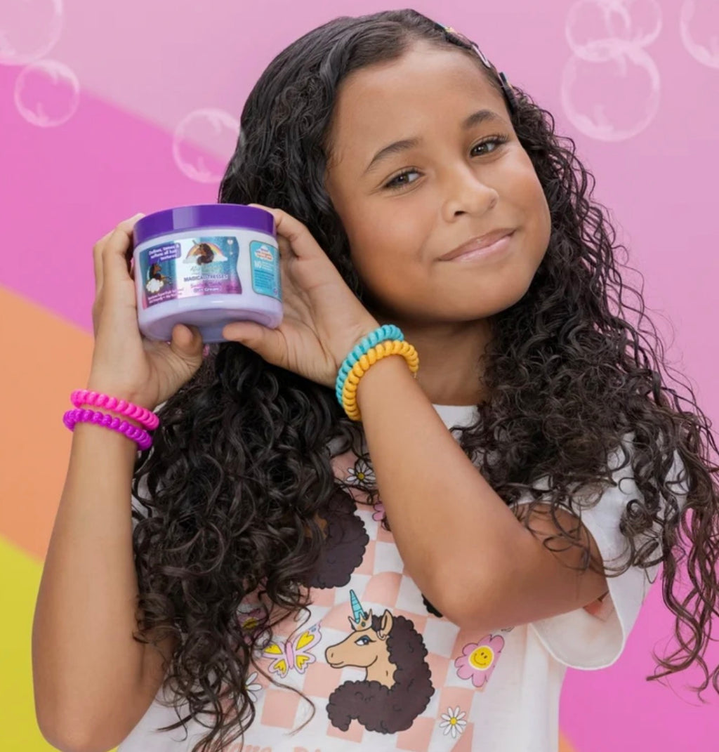 Afro Unicorn Magical Tresses Swirls & Twirls Curl Cream for Kids