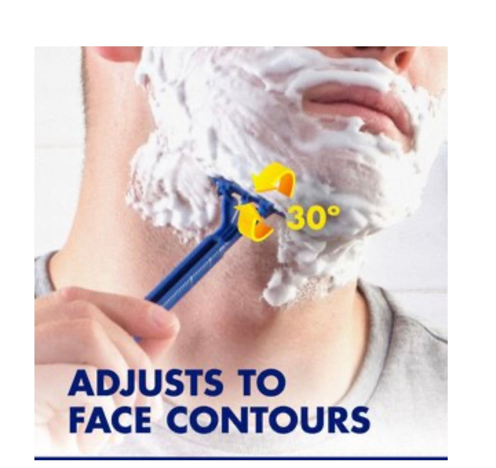 Gillette Sensor 2 Plus LubraStrip Pivot Disposable Razors 10 Pack