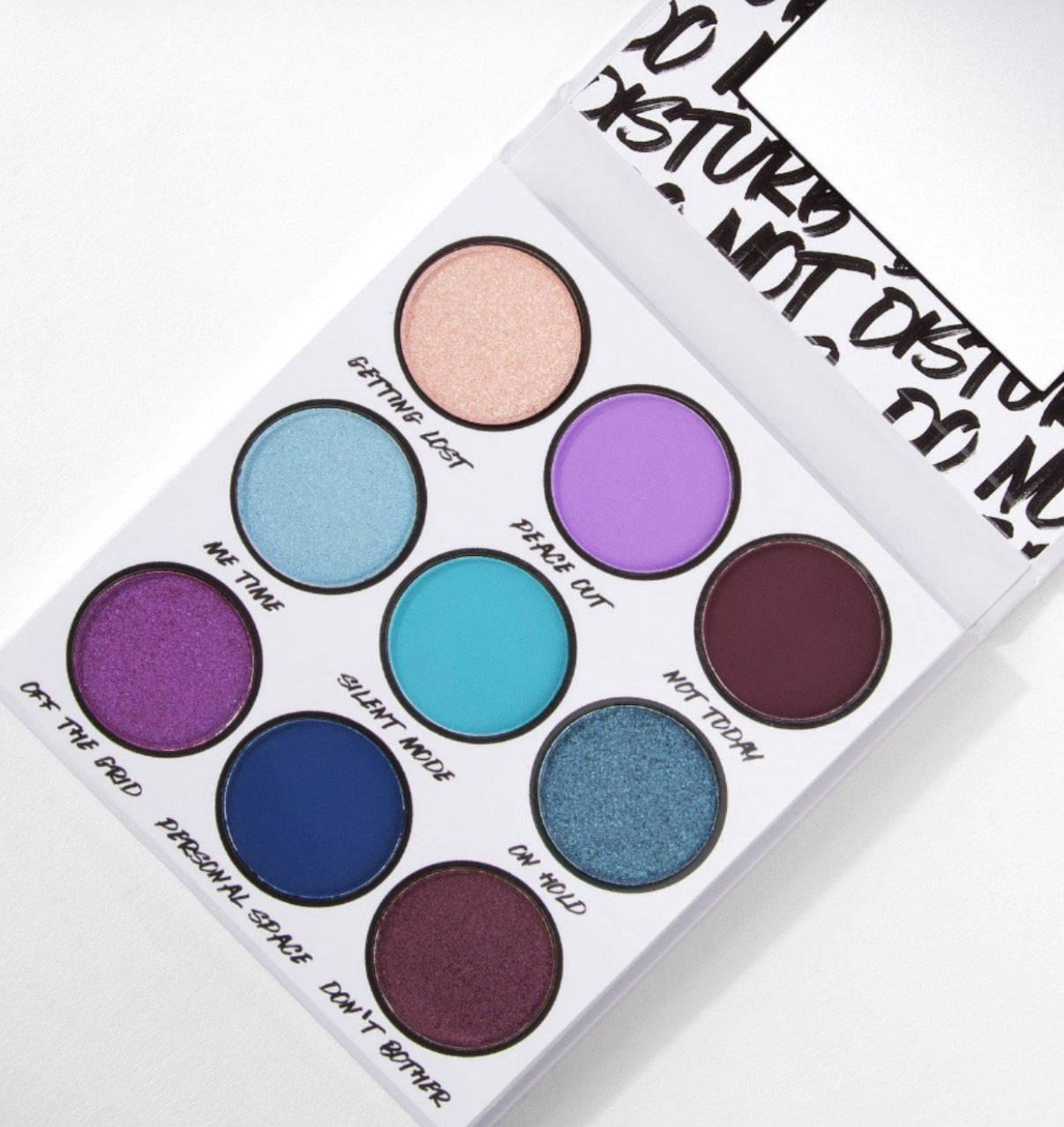 BH Cosmetics Do Not Disturb 9 Color Eyeshadow Palette Makeup