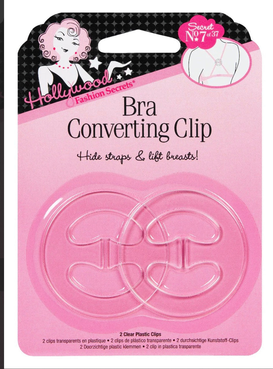 Hollywood Fashion Secrets Bra Converting Clip Hides Straps and Lifts Breasts