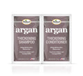 Difeel Argan thickening shampoo and conditioner set for thicker hair 1oz each