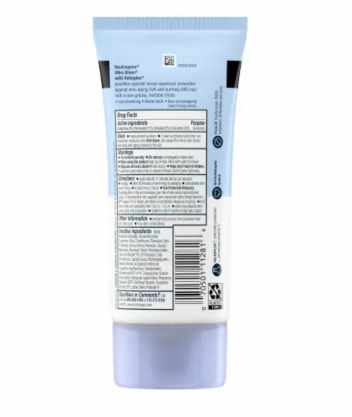 Neutrogena Ultra Sheer Dry Touch Sunscreen SPF 70 - 3oz