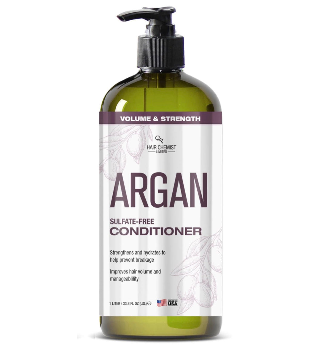 Hair Chemist Argan Conditioner Sulfate Free Volume and Strength 1L