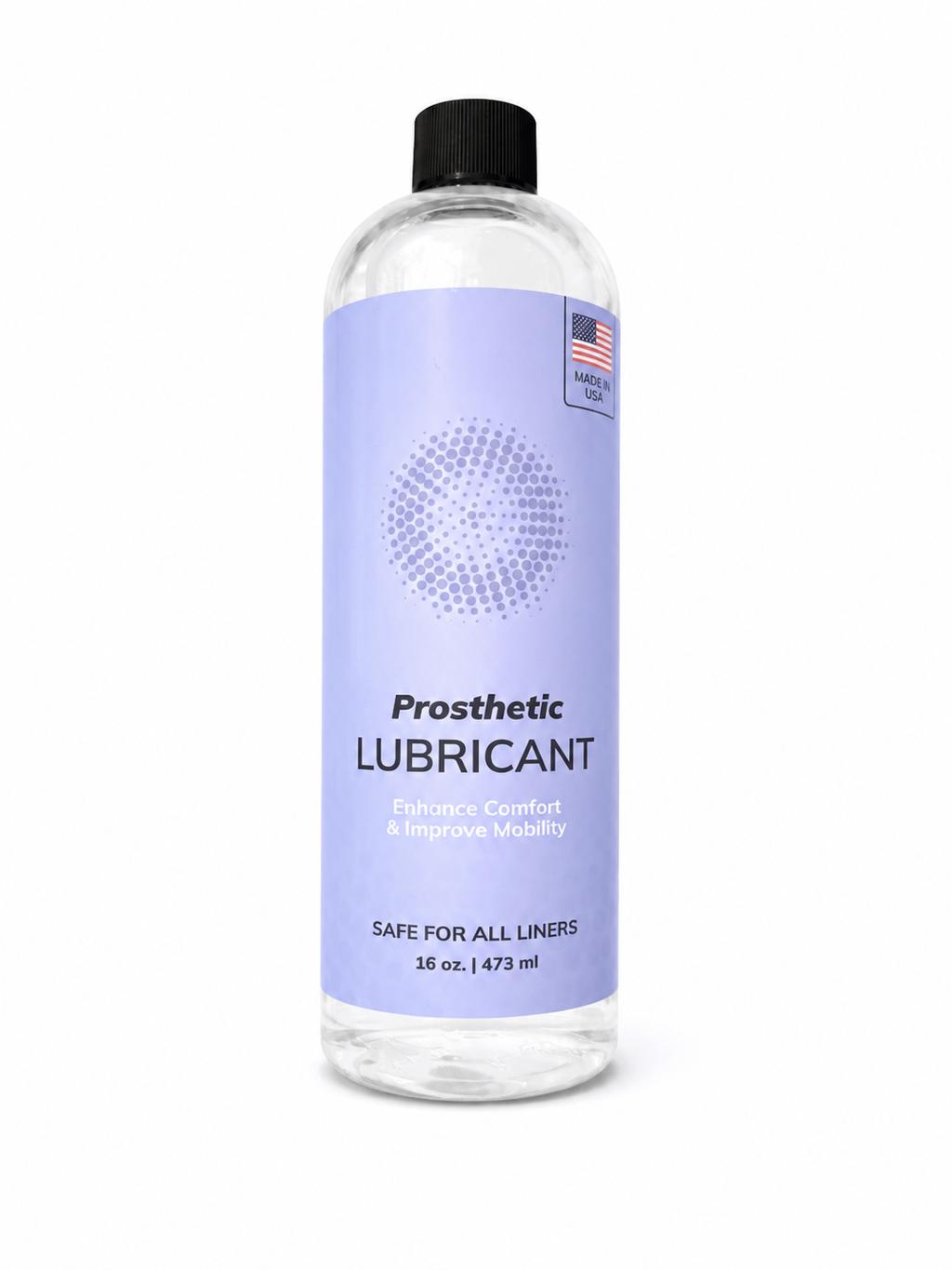 Prosthetic Lubricant For All Liners Enhance Comfort and Mobility 16oz