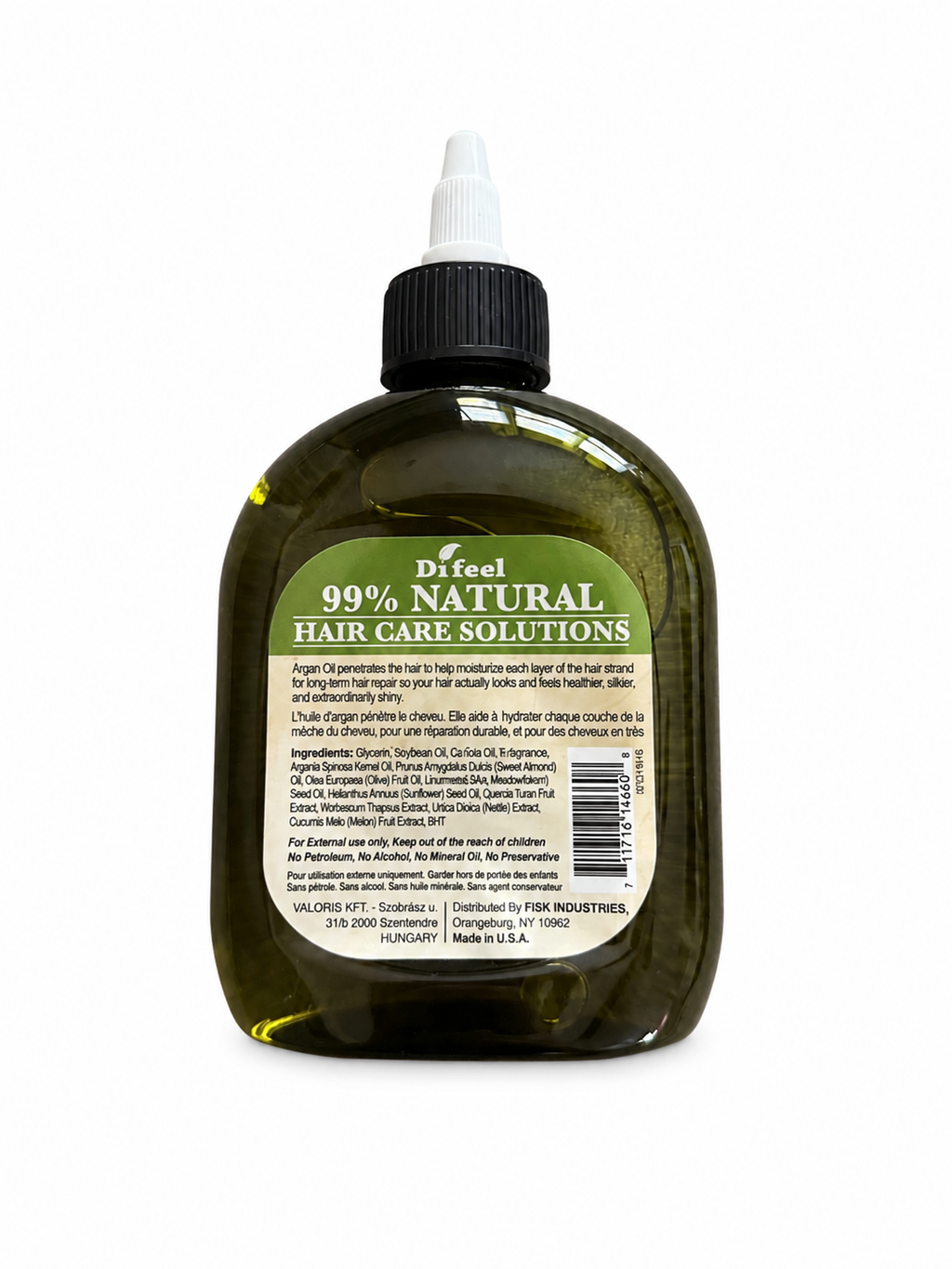 Haircare Solutions Volumize Hair Oil with Argan, Olive, Almond Oil for Thick Voluminous, Moisturized Hair