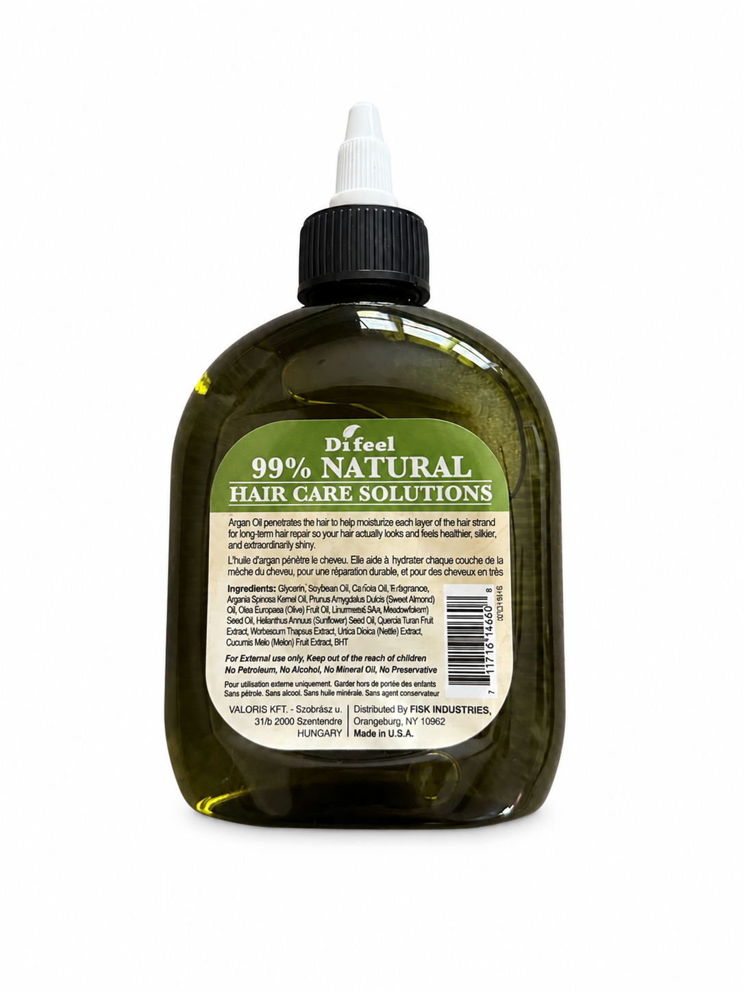 Haircare Solutions Volumize Hair Oil with Argan, Olive, Almond Oil for Thick Voluminous, Moisturized Hair