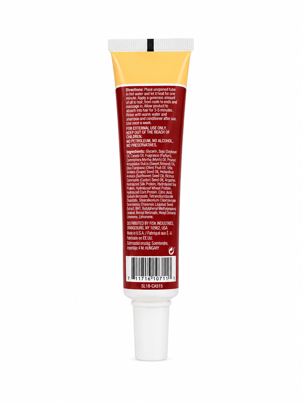 Difeel Hot Oil Castor Oil Hair Treatment Thicken and Strengthen Hair