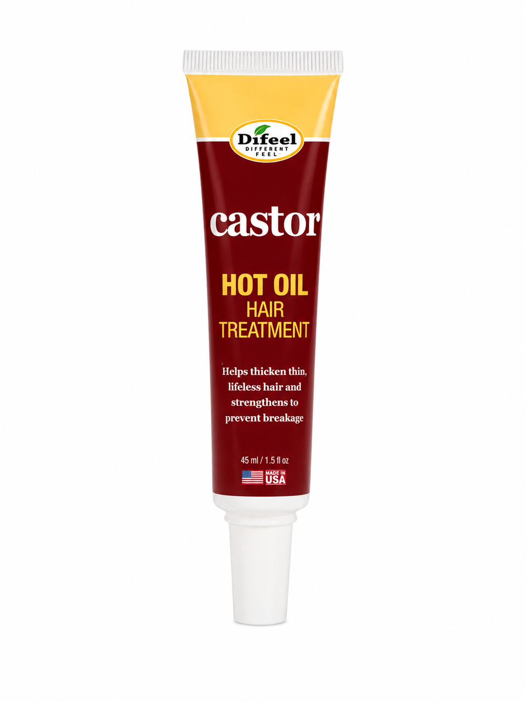 Difeel Hot Oil Castor Oil Hair Treatment Thicken and Strengthen Hair