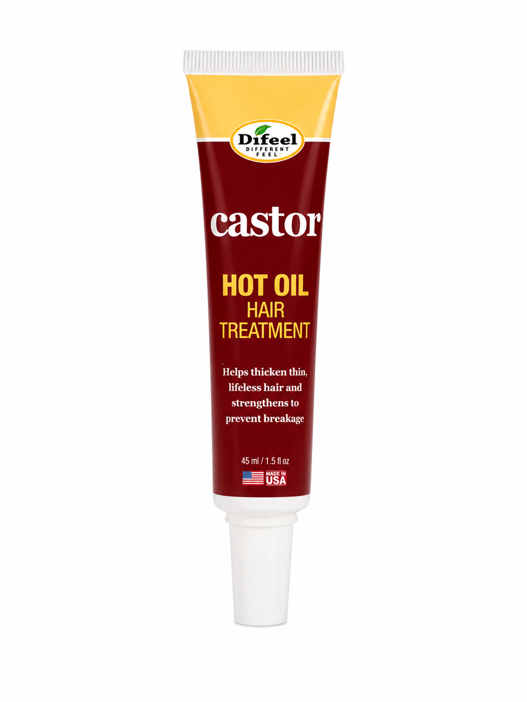 Difeel Hot Oil Castor Oil Hair Treatment Thicken and Strengthen Hair