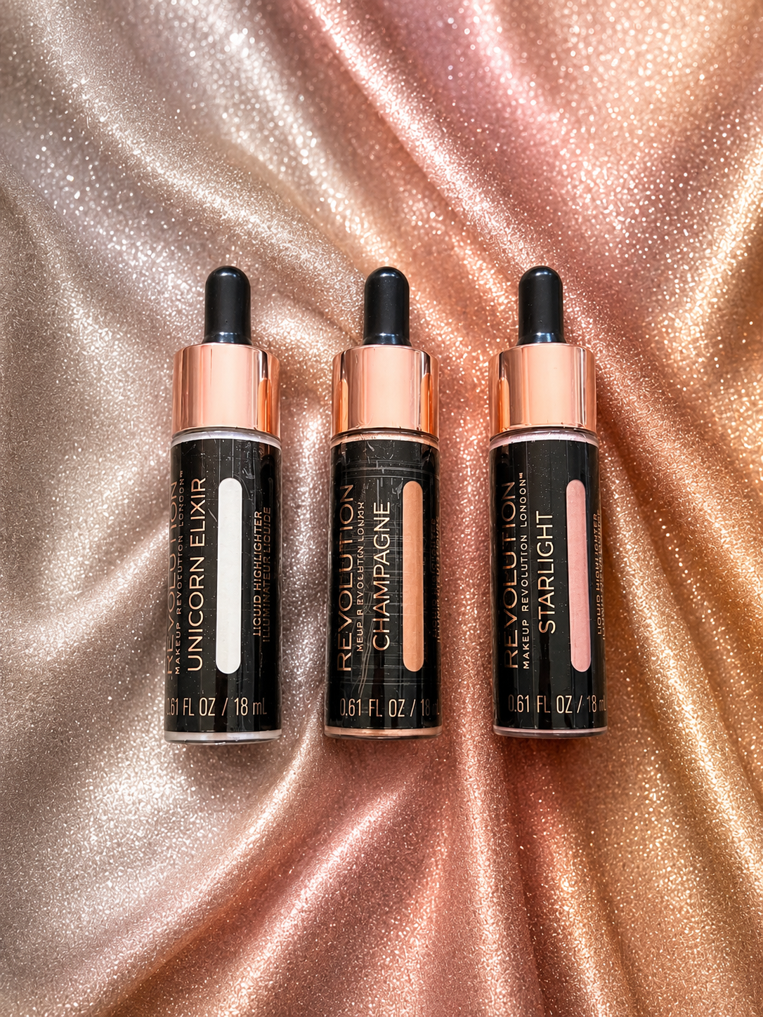 Makeup Revolution Liquid Highlighter Illuminating Moisturizing Glow