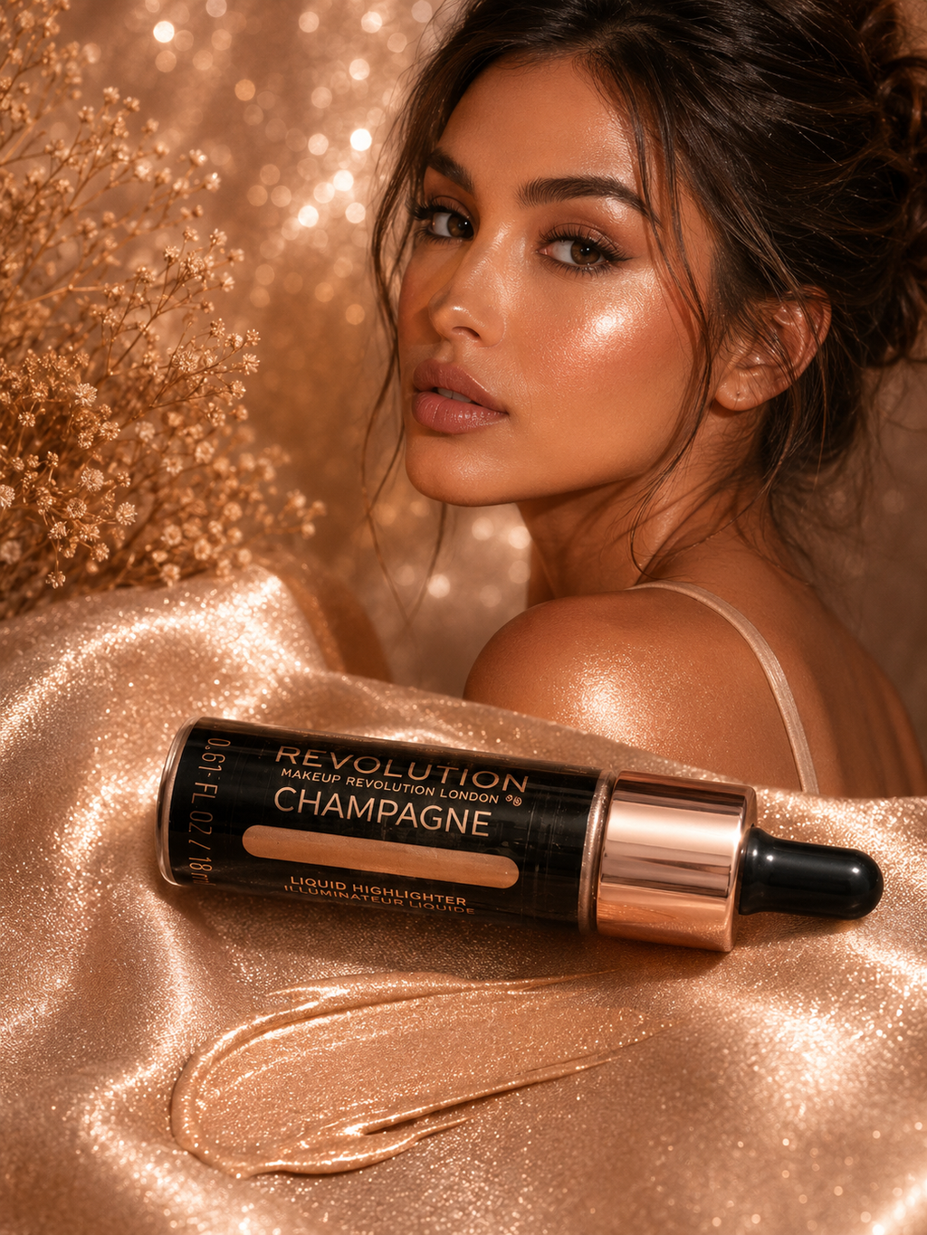 Makeup Revolution Liquid Highlighter Illuminating Moisturizing Glow