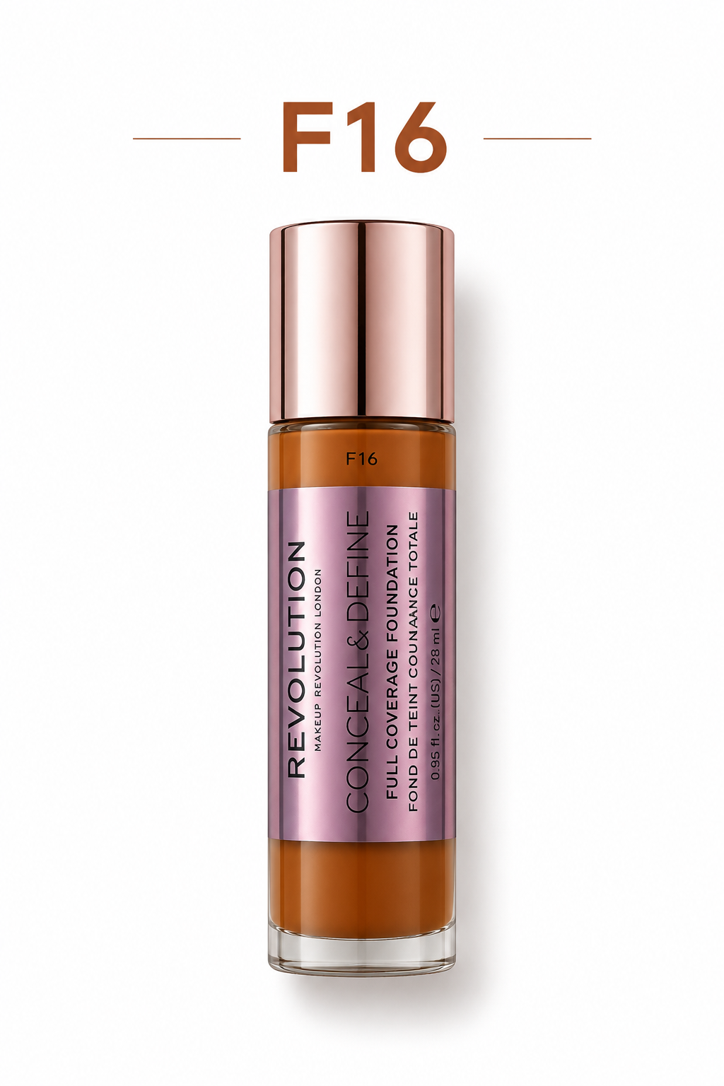 Makeup Revolution Conceal & Define Full Coverage Foundation Pick your shade New